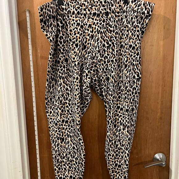 Size E/F - Lane Bryant - Tan and Brown Leggings - Picture 1 of 6